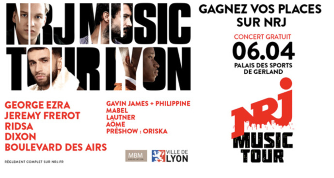 Lyon accueille une étape de NRJ Music Tour Lyon accueille une étape de NRJ Music Tour