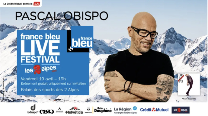 Pascal Obispo invité du France Bleu Live