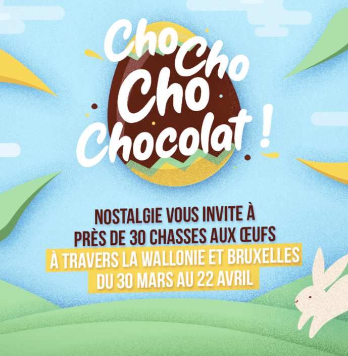 Nostalgie Belgique organise des chasses aux oeufs Nostalgie Belgique organise des chasses aux oeufs