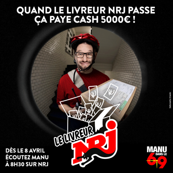 "Le livreur NRJ" : un nouveau jeu organisé par NRJ "Le livreur NRJ" : un nouveau jeu organisé par NRJ