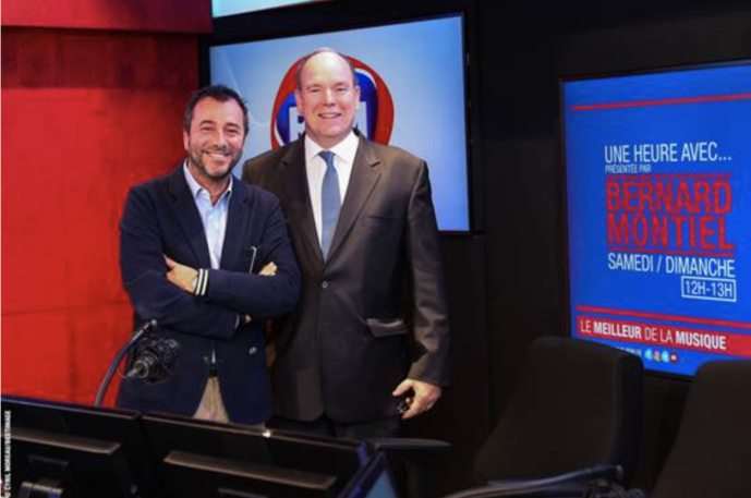 RFM : Bernard Montiel reçoit S.A.S le Prince Albert II de Monaco