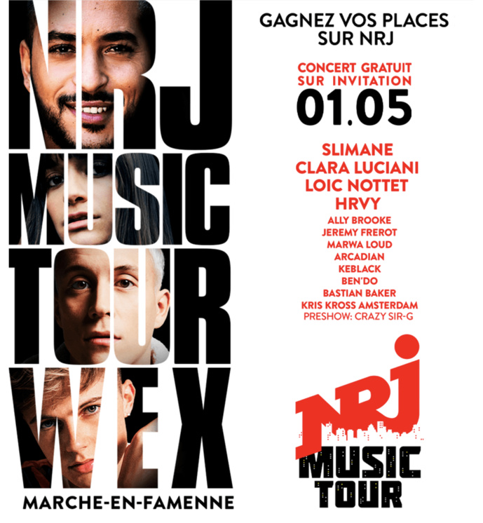 NRJ Music Tour en Belgique : c'est déjà complet