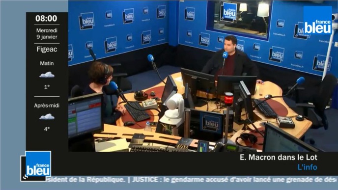 France Bleu Occitanie est diffusée sur France 3 Midi-Pyrénées depuis janvier 2019. France Bleu Occitanie est diffusée sur France 3 Midi-Pyrénées depuis janvier 2019.