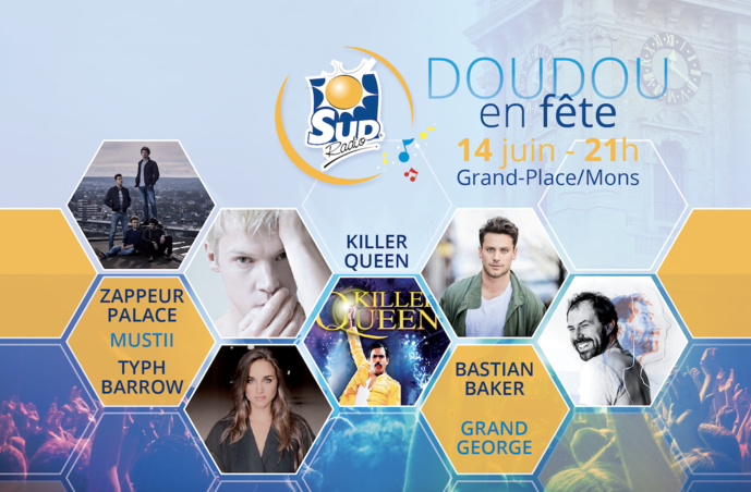 Belgique : Sud Radio dévoile l’affiche de "Doudou en Fête 2019" Belgique : Sud Radio dévoile l’affiche de "Doudou en Fête 2019"