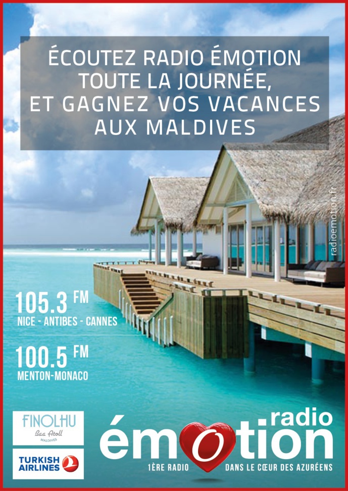 Radio Émotion offre un sejour aux Maldives