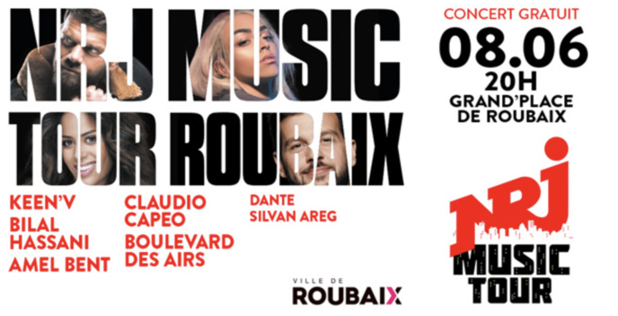 Roubaix accueille une étape du NRJ Music Tour