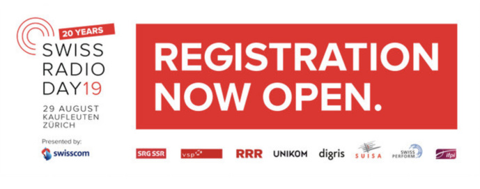 Inscrivez-vous au Swiss Radio Day 2019 Inscrivez-vous au Swiss Radio Day 2019