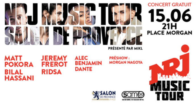 Le NRJ Music Tour arrive à Salon-de-Provence