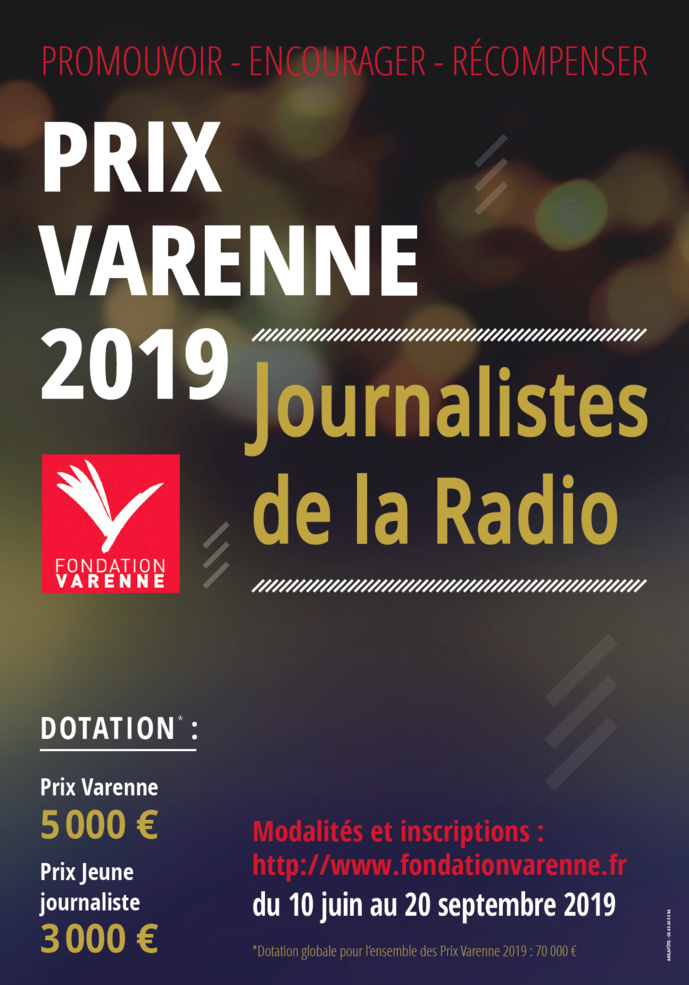 Lancement du Prix Varenne de la radio Lancement du Prix Varenne de la radio