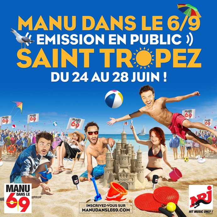 La matinale de NRJ s'installe à Saint-Tropez La matinale de NRJ s'installe à Saint-Tropez