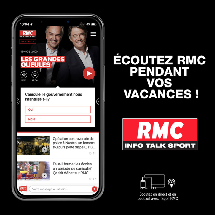 Grille d'été : pas de vacances pour RMC Grille d'été : pas de vacances pour RMC