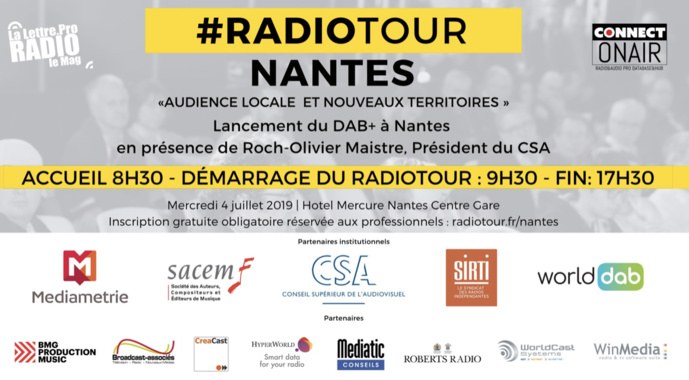 RadioTour 2019 : rendez-vous à Nantes ce 4 juillet