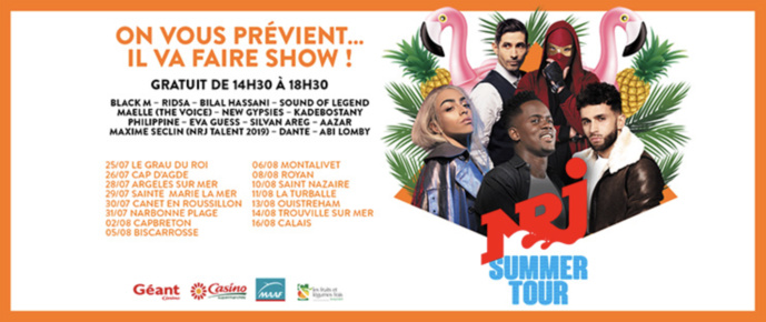 NRJ lance sa tournée d'été : le NRJ Summer Tour NRJ lance sa tournée d'été : le NRJ Summer Tour