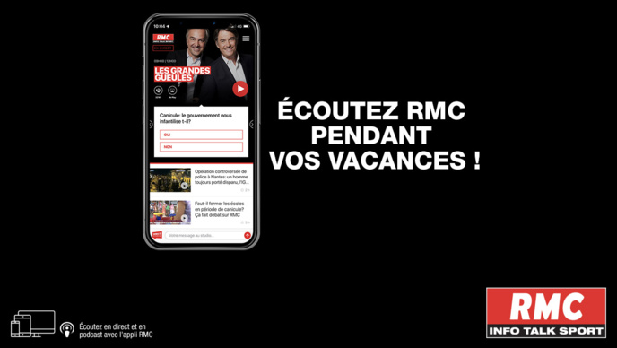 Part d'audience en hausse pour RMC à Paris Part d'audience en hausse pour RMC à Paris