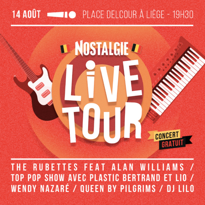 Belgique : Nostalgie fera la fête à Liège ce 14 août