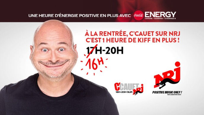NRJ fait le pari d'une valeur sûre en prolongeant l'émission de Cauet d'une heure. NRJ fait le pari d'une valeur sûre en prolongeant l'émission de Cauet d'une heure.