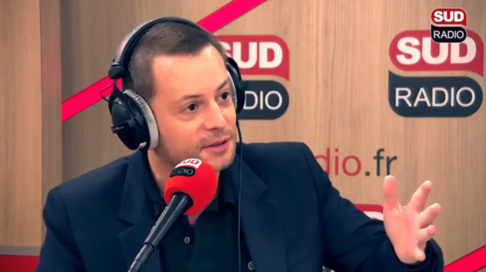 Éric Morillot présente l'émission "Les Incorrectibles" sur Sud Radio