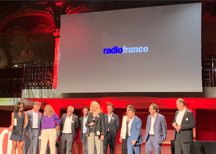 le groupe Radio France distingué par le Grand Prix des Médias 2019. / Photo FQ La Lettre Pro de la Radio