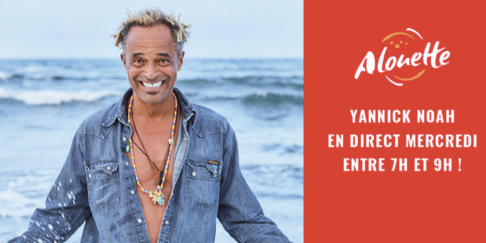 Alouette reçoit le chanteur Yannick Noah Alouette reçoit le chanteur Yannick Noah