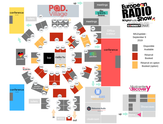 Réservez votre stand au Salon de la Radio 2020 Réservez votre stand au Salon de la Radio 2020