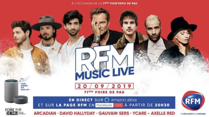 Un "RFM Music Live" à l'occasion de la Foire de Pau Un "RFM Music Live" à l'occasion de la Foire de Pau