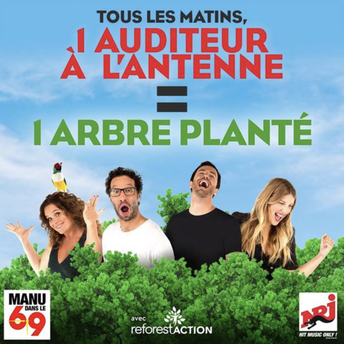 NRJ : un auditeur à l'antenne, un arbre planté NRJ : un auditeur à l'antenne, un arbre planté