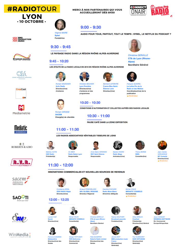 Nouvelle étape du RadioTour à Lyon ce 10 octobre Nouvelle étape du RadioTour à Lyon ce 10 octobre
