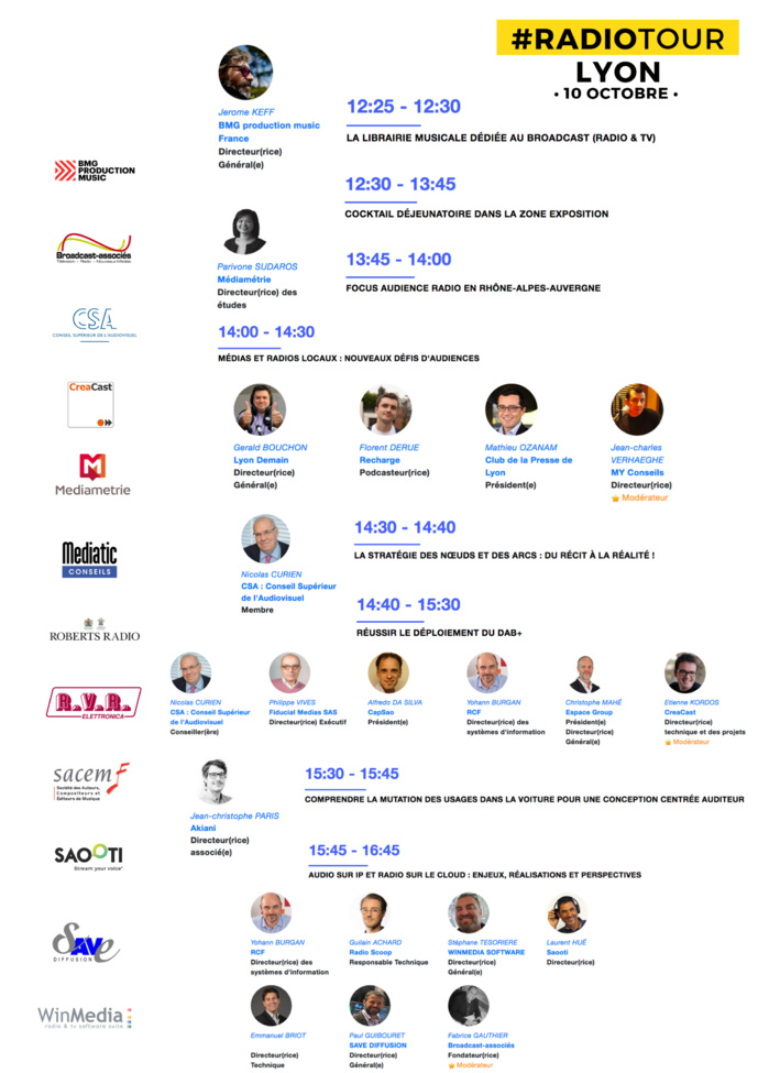 Nouvelle étape du RadioTour à Lyon ce 10 octobre Nouvelle étape du RadioTour à Lyon ce 10 octobre
