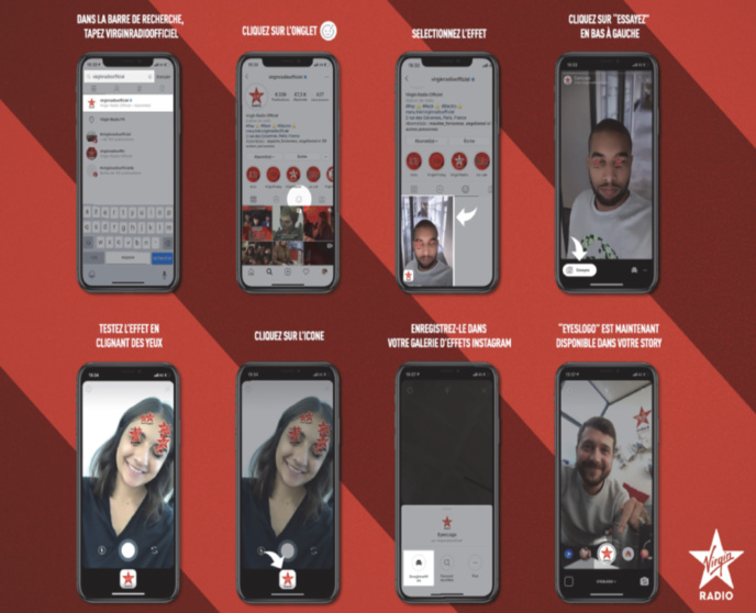 Virgin Radio, première radio musicale à lancer son effet Instagram Virgin Radio, première radio musicale à lancer son effet Instagram