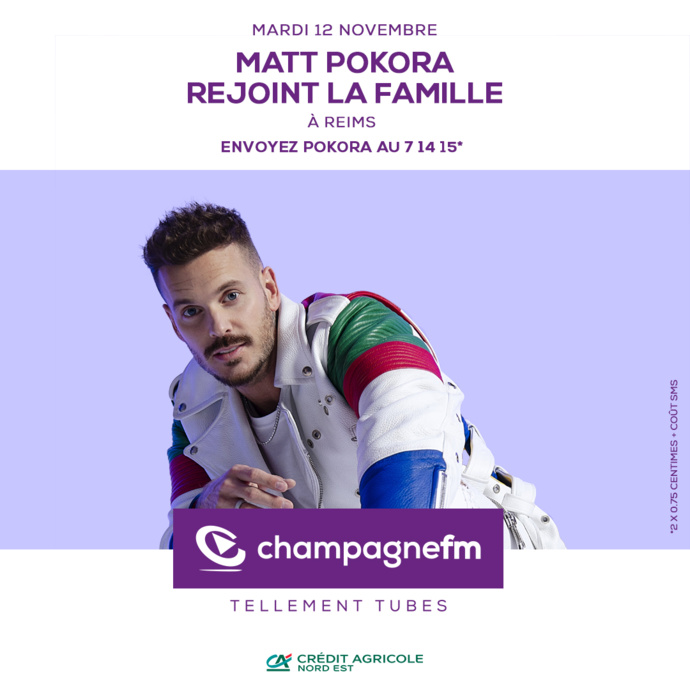 Matt Pokora invité de Champagne FM Matt Pokora invité de Champagne FM