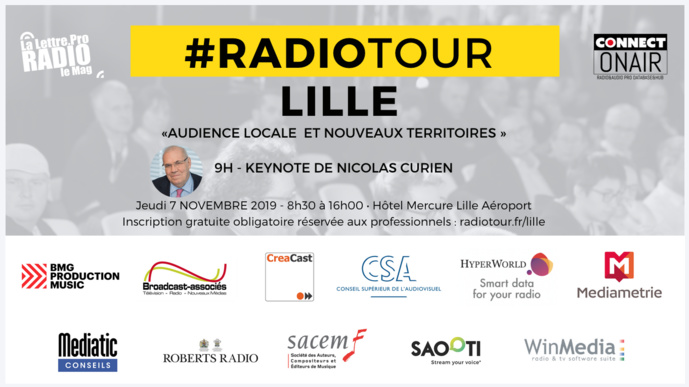 RadioTour : rendez-vous à Lille ce 7 novembre RadioTour : rendez-vous à Lille ce 7 novembre