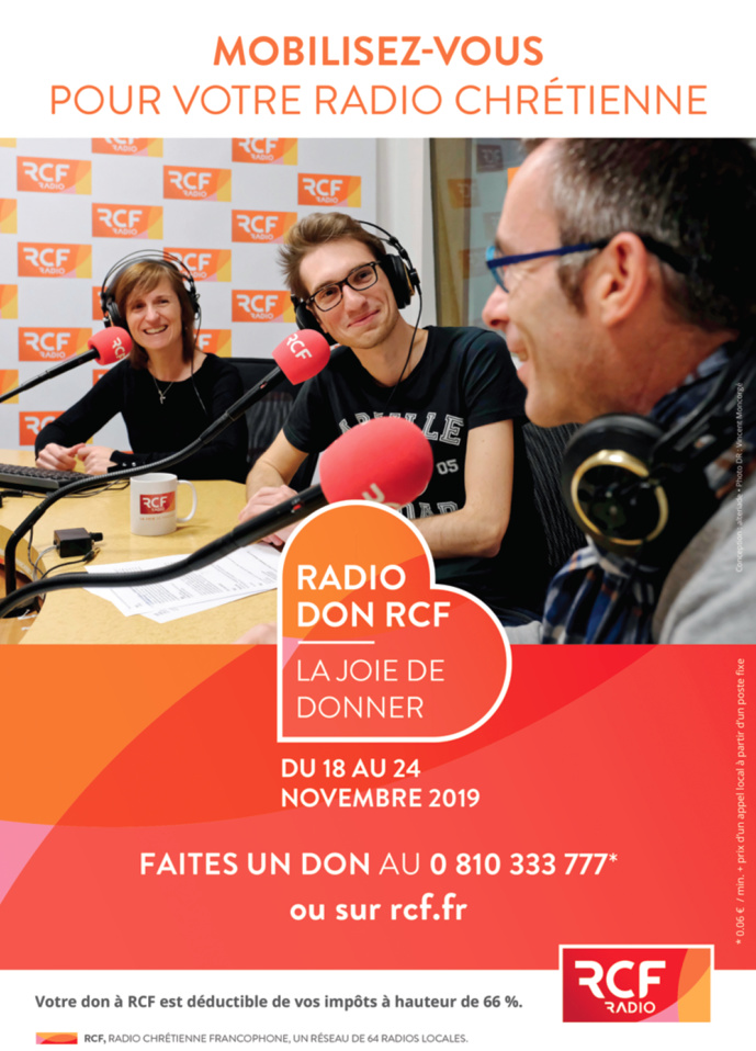 Nouvelle édition du Radio Don sur RCF Nouvelle édition du Radio Don sur RCF
