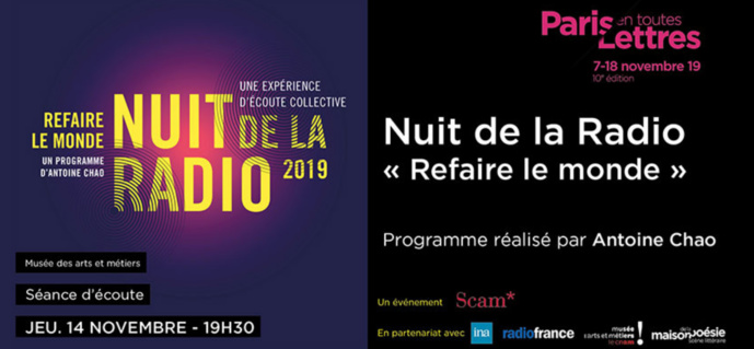 Une "Nuit de la Radio" le 14 novembre Une "Nuit de la Radio" le 14 novembre