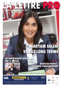Maryam Salehi fait la Une du 116e numéro de la Lettre Pro de la Radio Maryam Salehi fait la Une du 116e numéro de la Lettre Pro de la Radio