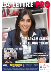 Maryam Salehi fait la Une du 116e numéro de la Lettre Pro de la Radio