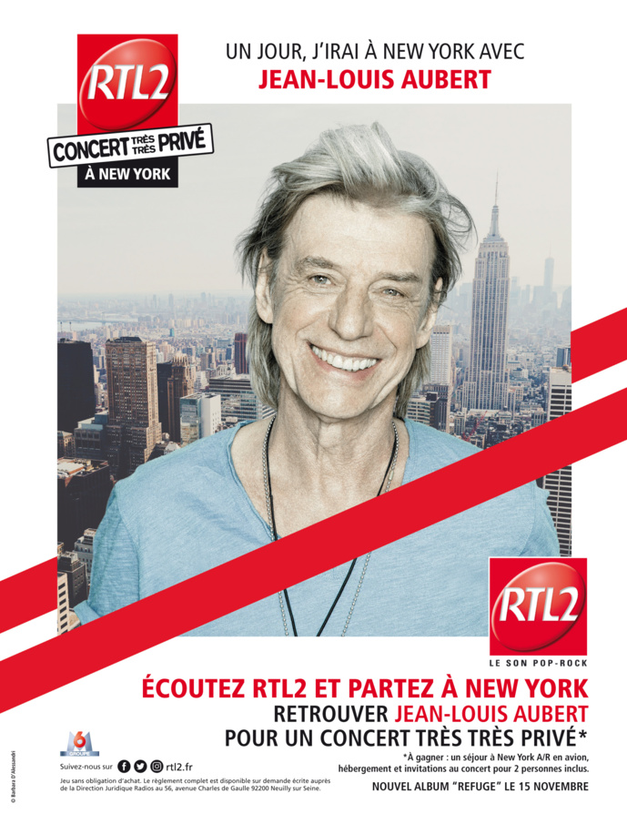 RTL2 en campagne avec Jean-Louis Aubert