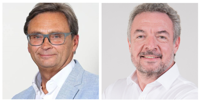 Deux figures de la radio en Belgique : Francis Goffin et Éric Adelbrecht