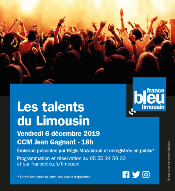 France Bleu Limousin : un concert avec 4 artistes de la région France Bleu Limousin : un concert avec 4 artistes de la région