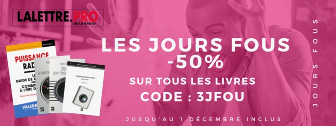 "Les Jours Fous" c'est avec La Lettre Pro de la Radio ! "Les Jours Fous" c'est avec La Lettre Pro de la Radio !