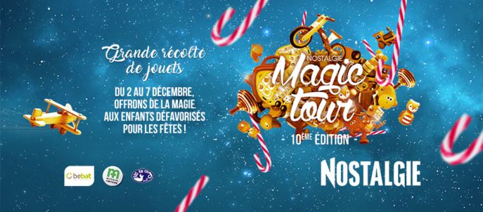 Le "Nostalgie Magic Tour" récolte des jouets Le "Nostalgie Magic Tour" récolte des jouets