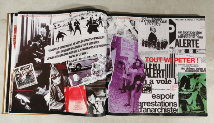 Double-page extraite de Underground, l'histoire de Jean-François Bizot (Éd. Actuel / Denoël) Double-page extraite de Underground, l'histoire de Jean-François Bizot (Éd. Actuel / Denoël)