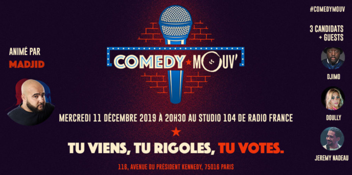 Comedy Mouv' : la soirée des jeunes talents de l'humour Comedy Mouv' : la soirée des jeunes talents de l'humour