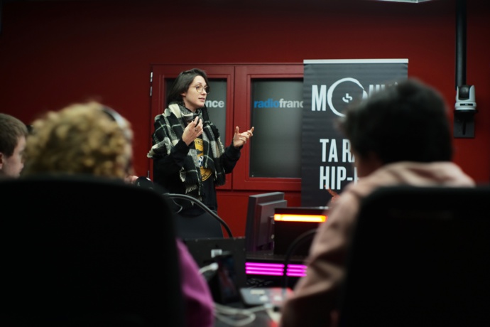Journée de lancement de Pod’Classe le lundi 16 décembre à Radio France © Christophe Abramowitz / Radio France Journée de lancement de Pod’Classe le lundi 16 décembre à Radio France © Christophe Abramowitz / Radio France