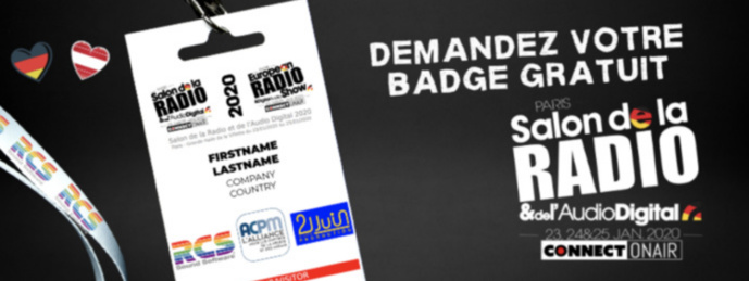 Salon de la Radio : téléchargez votre badge gratuit Salon de la Radio : téléchargez votre badge gratuit
