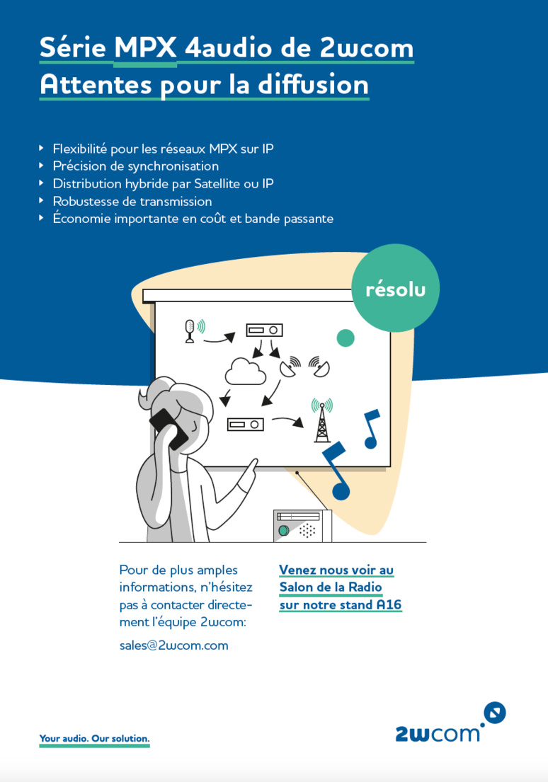 Paneda choisit la solution audio4 IP et DAB+ de 2wcom pour prendre de l’avance Paneda choisit la solution audio4 IP et DAB+ de 2wcom pour prendre de l’avance