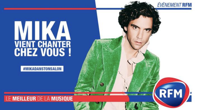 RFM : Mika en concert privé chez un auditeur à Caen
