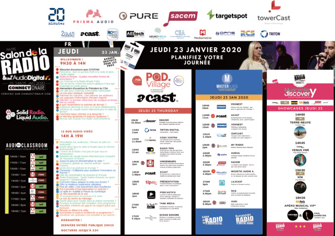 Salon Radio Jour 1 : le programme Salon Radio Jour 1 : le programme