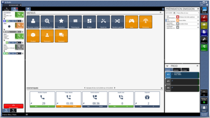 es affichages de chaque menu sont entièrement modulables. es affichages de chaque menu sont entièrement modulables.