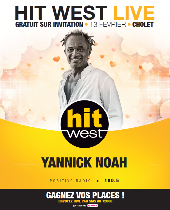 Hit West : un concert avec Yannick Noah Hit West : un concert avec Yannick Noah