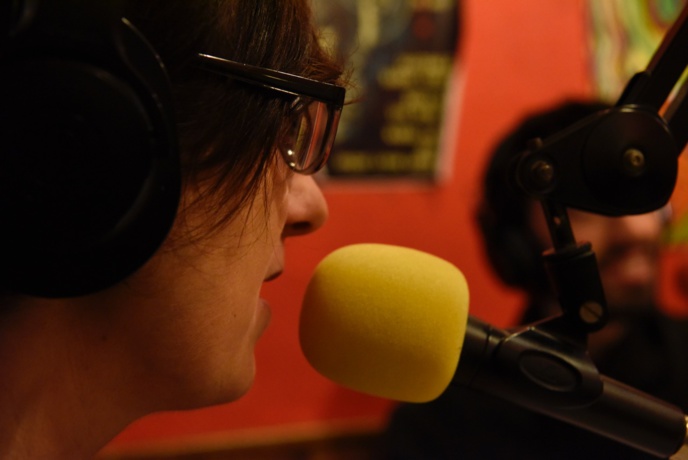 Productrice indépendante, Véronique Macary collabore avec RCF depuis 1998. © Marie-Eve Brouet